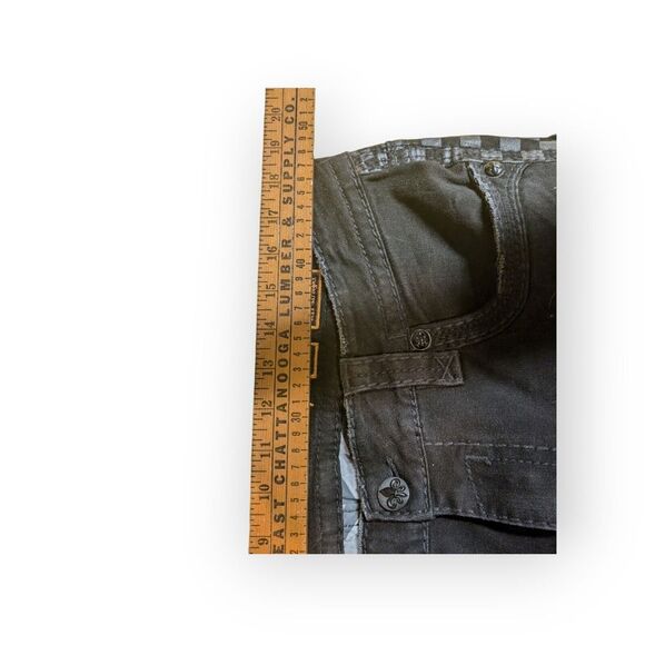 Rock Revival Tilden Alternative Black Jeans Metal Studs Buttons and Rivets 38" - Picture 5 of 7